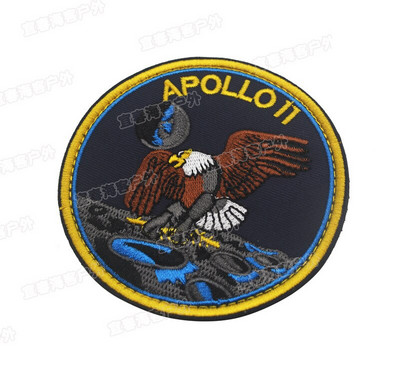 Apollo Discovery Astronauti izvezeni logotip tkanine Magic Band Bands zakrpe za šivanje izvezene aplikacije značke zakrpe za dodatke