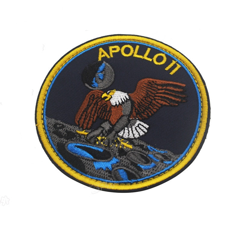 Apollo Discovery Astronauti izvezeni logotip tkanine Magic Band Bands zakrpe za šivanje izvezene aplikacije značke zakrpe za dodatke