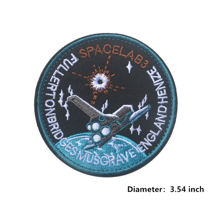 Apollo Discovery Astronauti izvezeni logotip tkanine Magic Band Bands zakrpe za šivanje izvezene aplikacije značke zakrpe za dodatke