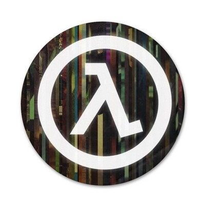 Half Life Pattern Badge Sagės Smeigtukai Priedai rūbams Kuprinės dekoravimo dovana