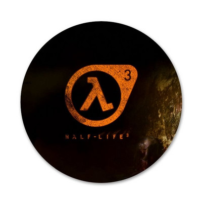 Half Life Pattern Badge Sagės Smeigtukai Priedai rūbams Kuprinės dekoravimo dovana