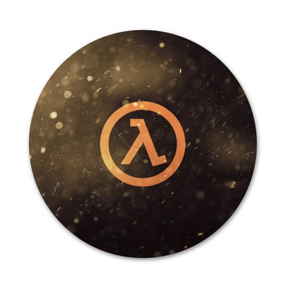 Half Life Pattern Badge Sagės Smeigtukai Priedai rūbams Kuprinės dekoravimo dovana