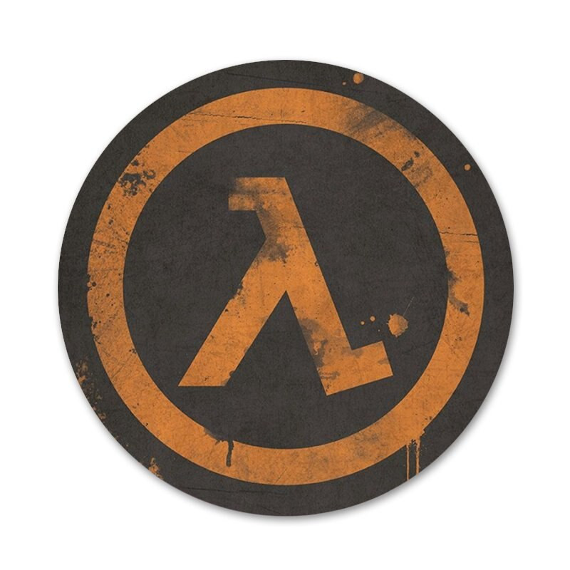 Half Life Pattern Badge Sagės Smeigtukai Priedai rūbams Kuprinės dekoravimo dovana