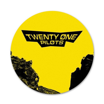 58 mm Twenty One Pilots Icons Pins Dekoracija znački Broševi Metalne značke za ukrašavanje ruksaka