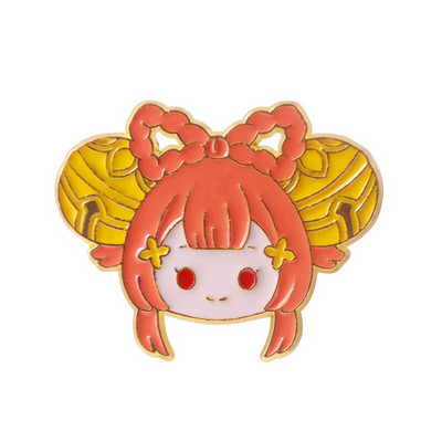 C1626 Anime Genshin Impact armas emailiga nööpnõel Prossid kott reväärinõelad Multifilmi märgid seljakotil Kaunistamine Ehted Aksessuaarid