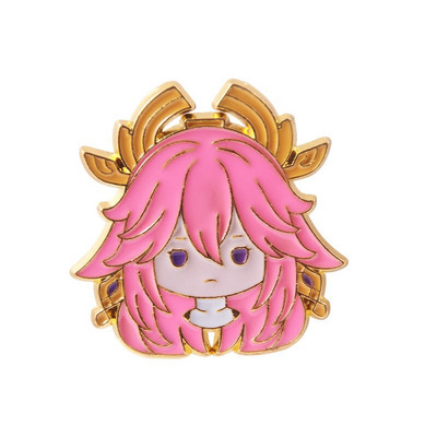 C1626 Anime Genshin Impact armas emailiga nööpnõel Prossid kott reväärinõelad Multifilmi märgid seljakotil Kaunistamine Ehted Aksessuaarid