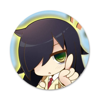 Watamote Japan anime Badge καρφίτσα Αξεσουάρ καρφίτσας για ρούχα Δώρο διακόσμηση σακιδίου πλάτης