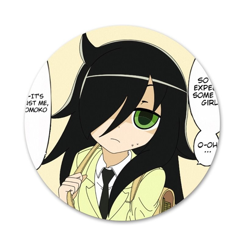 Watamote Japan anime Badge καρφίτσα Αξεσουάρ καρφίτσας για ρούχα Δώρο διακόσμηση σακιδίου πλάτης