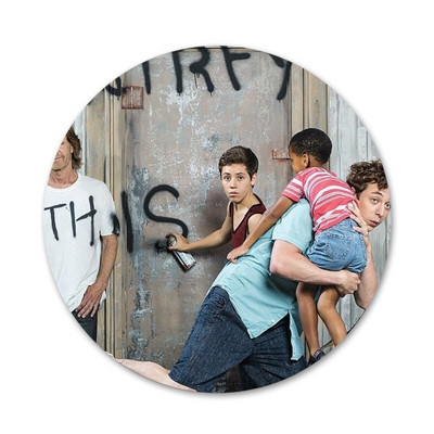 58 mm begėdiškas sezoninis televizoriaus raštas piktogramos Smeigtukai Ženkliuko apdaila Sagės Metaliniai ženkleliai kuprinei papuošti