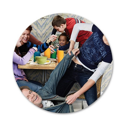 58 mm begėdiškas sezoninis televizoriaus raštas piktogramos Smeigtukai Ženkliuko apdaila Sagės Metaliniai ženkleliai kuprinei papuošti