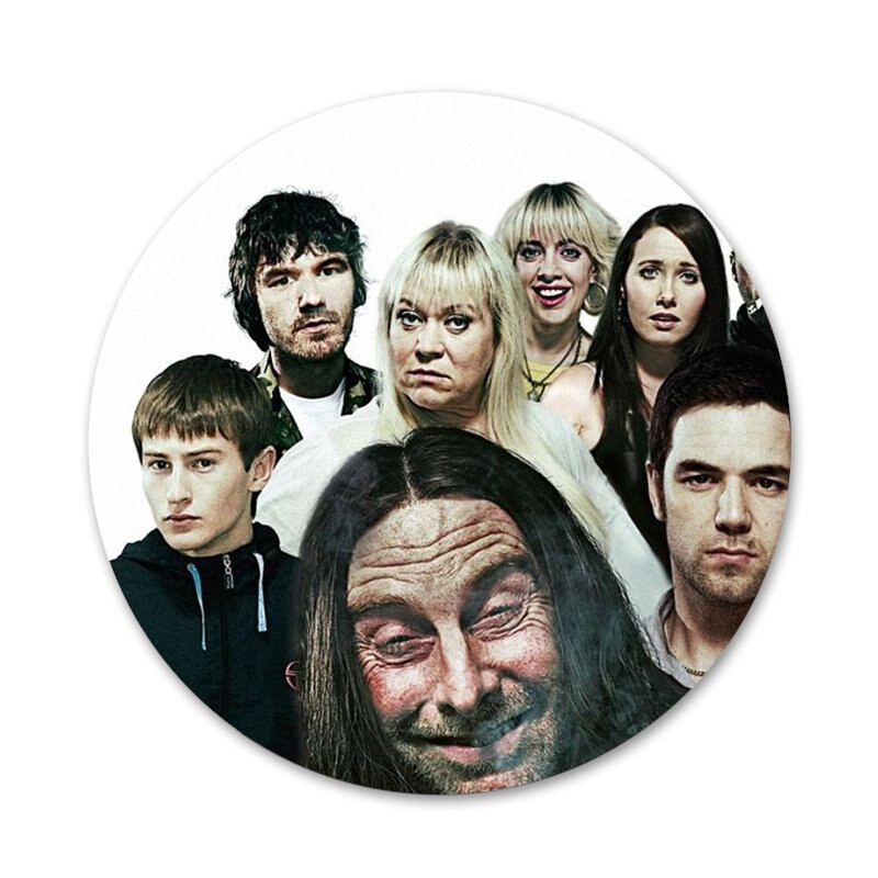 58 mm begėdiškas sezoninis televizoriaus raštas piktogramos Smeigtukai Ženkliuko apdaila Sagės Metaliniai ženkleliai kuprinei papuošti