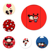 Papusa chinezeasca de desene animate pucca si garu Brosa Brosa Accesorii Pentru Imbracaminte Rucsac Decorat cadou