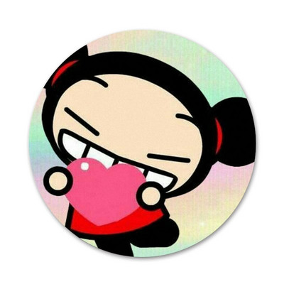Papusa chinezeasca de desene animate pucca si garu Brosa Brosa Accesorii Pentru Imbracaminte Rucsac Decorat cadou