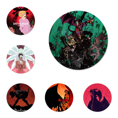 Devilman Crybaby Cartoon Icons Καρφίτσες Διακόσμηση σημάτων Καρφίτσες Μεταλλικά Σήματα για διακόσμηση σακιδίου