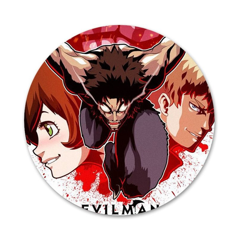 Devilman Crybaby Cartoon Icons Καρφίτσες Διακόσμηση σημάτων Καρφίτσες Μεταλλικά Σήματα για διακόσμηση σακιδίου