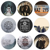 58 mm TV Play Supernatural Ikone registarske pločice Igle Dekoracija značke Broševi Metalne značke za odjeću Dekoracija ruksaka