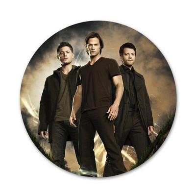 58 mm TV Play Supernatural Ikone registarske pločice Igle Dekoracija značke Broševi Metalne značke za odjeću Dekoracija ruksaka