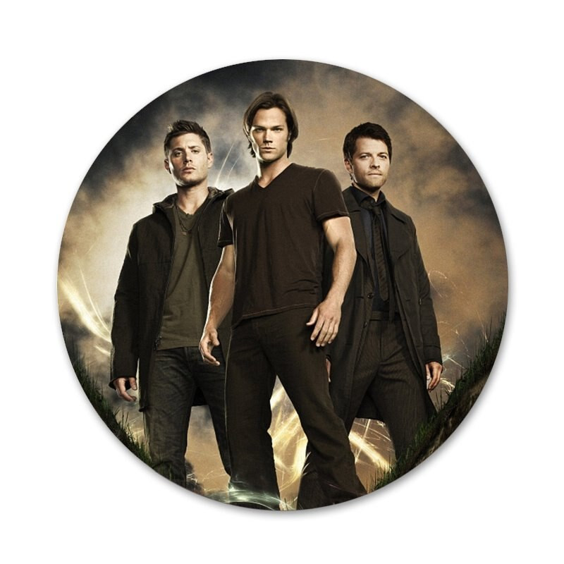 58 mm TV Play Supernatural Ikone registarske pločice Igle Dekoracija značke Broševi Metalne značke za odjeću Dekoracija ruksaka