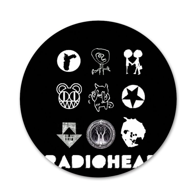 rock bend Radiohead značka broš igla dodaci za odjeću ruksak ukras dar 58 mm
