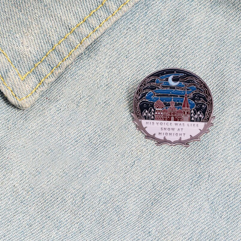 C1922 Fashion Castle Ehted Armsad reväärinõelad emailnõelad Märgid seljakotil Märgid koos Anime uusaasta kingituste prossid