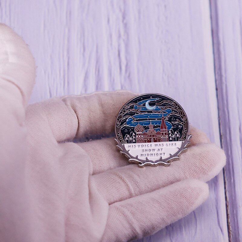 C1922 Fashion Castle Ehted Armsad reväärinõelad emailnõelad Märgid seljakotil Märgid koos Anime uusaasta kingituste prossid