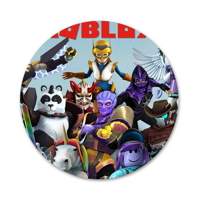 58 mm MÄNGU ROBLOXES Luksuslikud unikaalsed ikoonid nööpnõelad Märgikaunistus Prossid Metallist märgid riiete jaoks Seljakoti kaunistus