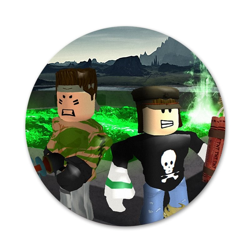 58 mm MÄNGU ROBLOXES Luksuslikud unikaalsed ikoonid nööpnõelad Märgikaunistus Prossid Metallist märgid riiete jaoks Seljakoti kaunistus