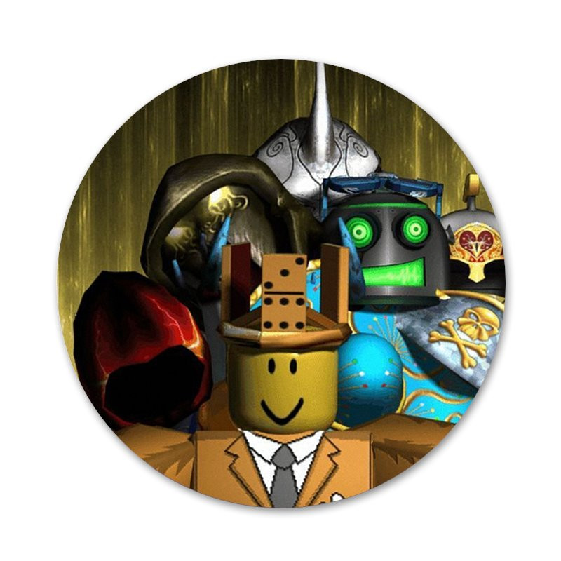 58 mm MÄNGU ROBLOXES Luksuslikud unikaalsed ikoonid nööpnõelad Märgikaunistus Prossid Metallist märgid riiete jaoks Seljakoti kaunistus