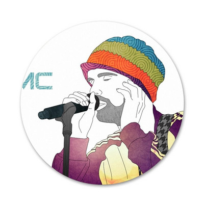 58 mm ruski reper Noize MC ikone igle značke ukras broševi metalne značke za ruksak ukras