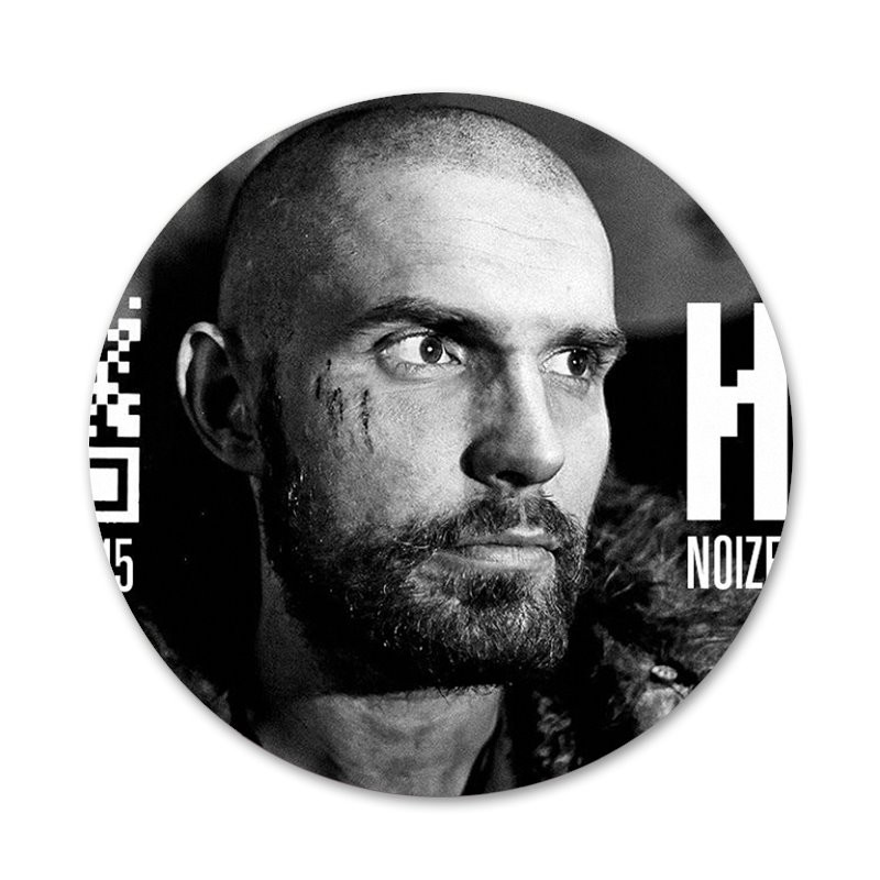 58 mm ruski reper Noize MC ikone igle značke ukras broševi metalne značke za ruksak ukras