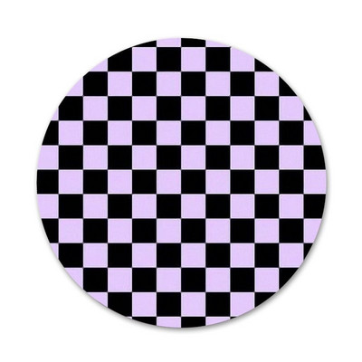 Καρό εικονίδια καρφίτσες Καρφίτσες Σήμα Διακόσμηση Καρφίτσες Μεταλλικές Κονκάρδες για Ρούχα Διακόσμηση σακιδίου πλάτης 58mm