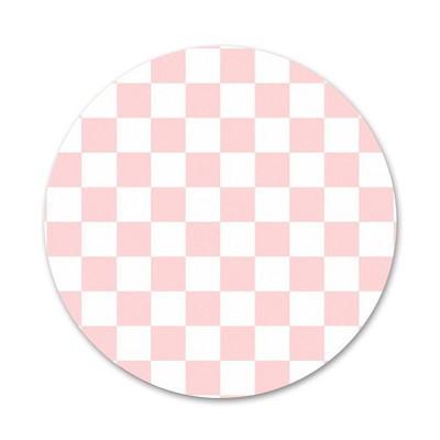 Καρό εικονίδια καρφίτσες Καρφίτσες Σήμα Διακόσμηση Καρφίτσες Μεταλλικές Κονκάρδες για Ρούχα Διακόσμηση σακιδίου πλάτης 58mm