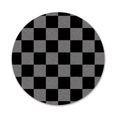 Καρό εικονίδια καρφίτσες Καρφίτσες Σήμα Διακόσμηση Καρφίτσες Μεταλλικές Κονκάρδες για Ρούχα Διακόσμηση σακιδίου πλάτης 58mm