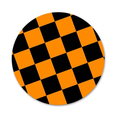 Καρό εικονίδια καρφίτσες Καρφίτσες Σήμα Διακόσμηση Καρφίτσες Μεταλλικές Κονκάρδες για Ρούχα Διακόσμηση σακιδίου πλάτης 58mm