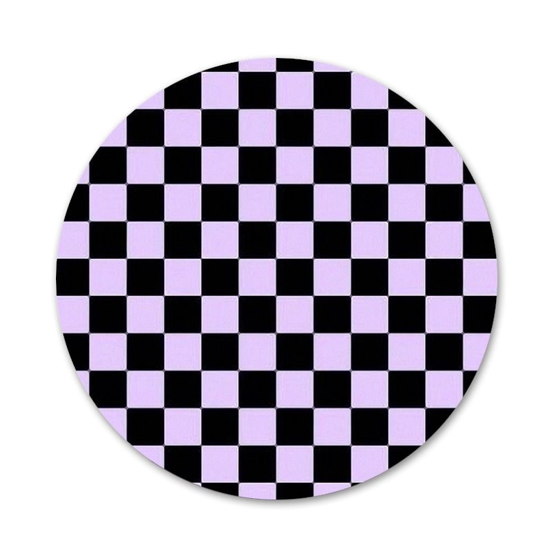 Καρό εικονίδια καρφίτσες Καρφίτσες Σήμα Διακόσμηση Καρφίτσες Μεταλλικές Κονκάρδες για Ρούχα Διακόσμηση σακιδίου πλάτης 58mm