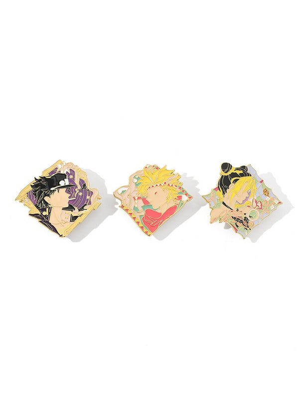 C1864 Bizarre Adventure Anime Ace email Bijuterii Brose Haine Ace pentru rever Cadou japonez de Anul Nou Rucsac decorativ