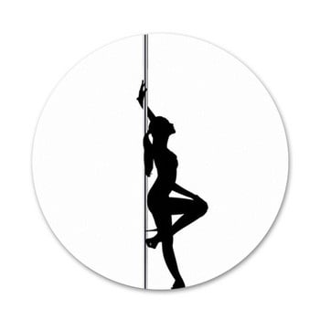 Pole dance Фитнес значка Брошка Игла Аксесоари за дрехи Декорация на раница Подарък