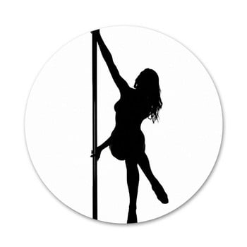 Pole dance Фитнес значка Брошка Игла Аксесоари за дрехи Декорация на раница Подарък