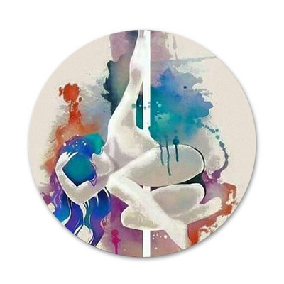 Šokis ant stulpo Fitneso ženklelis Sagė Smeigtukai Priedai drabužiams Kuprinė Dekoravimo dovana