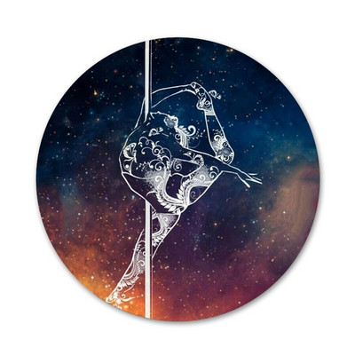 Šokis ant stulpo Fitneso ženklelis Sagė Smeigtukai Priedai drabužiams Kuprinė Dekoravimo dovana