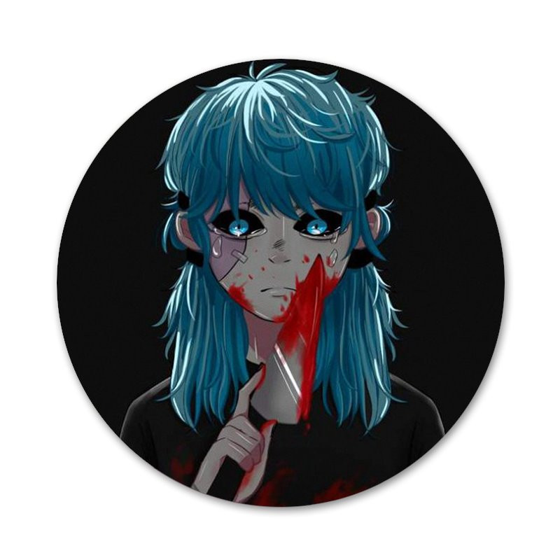 Sally Face Ikone igre Igle Značke Dekoracija Broševi Metalne značke Za odjeću Dekoracija ruksaka