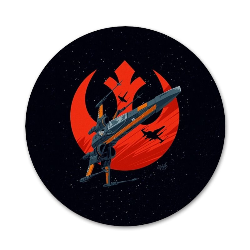 Jedi Telli Top Üksikasjalikud Populaarsed Ikoonid Nõelad Märgikaunistus Prossid Metallist rinnamärgid seljakoti kaunistamiseks