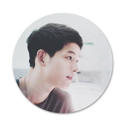 58mm laul kdrama Yoo Si Jin of the sun Ikoonid Nööpnõelad Märgi kaunistus Prossid Metallist märgid riiete jaoks Seljakoti kaunistus