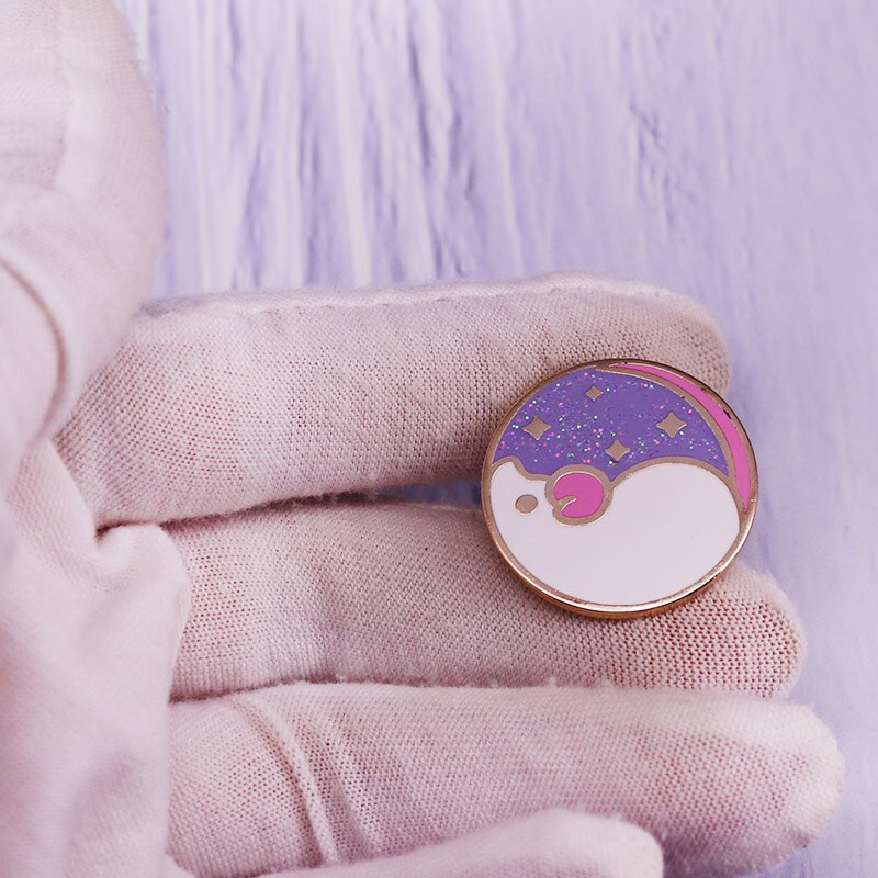 C1968 Anime Bijeli miš Emajlirane igle za odjeću Bedževi na ruksaku Dekorativne igle za rever Pokloni za prijatelje Nakit Dodaci