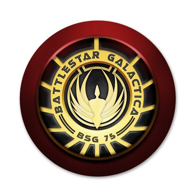 58 mm Battlestar Galactica Icons Igle Dekoracija znački Broševi Metalne značke za odjeću Dekoracija ruksaka