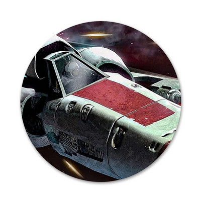 58 mm Battlestar Galactica Icons Igle Dekoracija znački Broševi Metalne značke za odjeću Dekoracija ruksaka