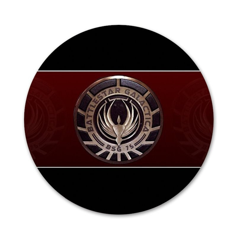 58 mm Battlestar Galactica Icons Igle Dekoracija znački Broševi Metalne značke za odjeću Dekoracija ruksaka