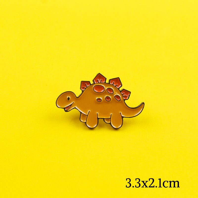 Crtani slatki broševi Značke na ruksaku Dinosaur značke za odjeću igle za ruksake Odjeća za revere Dodaci za značke