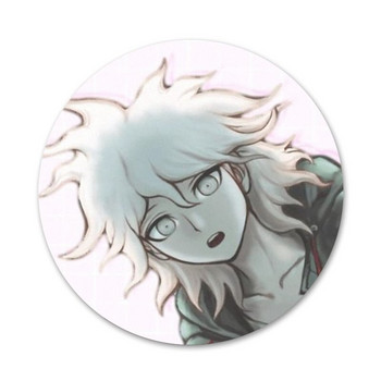 Makoto Nagito Komaeda Аниме Икони Щифтове Декорация на значки Брошки Метални значки за дрехи Декорация на раница 58 мм