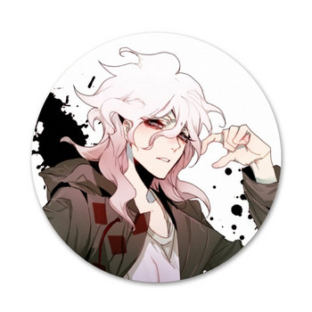 Makoto Nagito Komaeda Аниме Икони Щифтове Декорация на значки Брошки Метални значки за дрехи Декорация на раница 58 мм